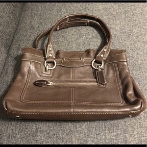 Brown Coach Shoulder Bag